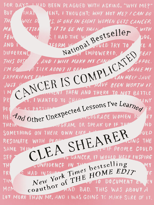 Title details for Cancer Is Complicated by Clea Shearer - Wait list